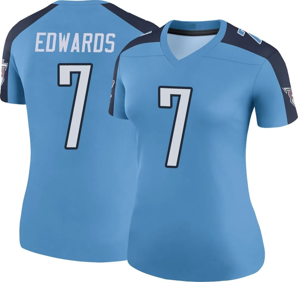 Women's Tennessee Titans Mike Edwards Nike Color Rush Legend Light Blue Jersey Women's Tennessee Titans Mike Edwards Nike Color Rush Legend Light Blue Jersey