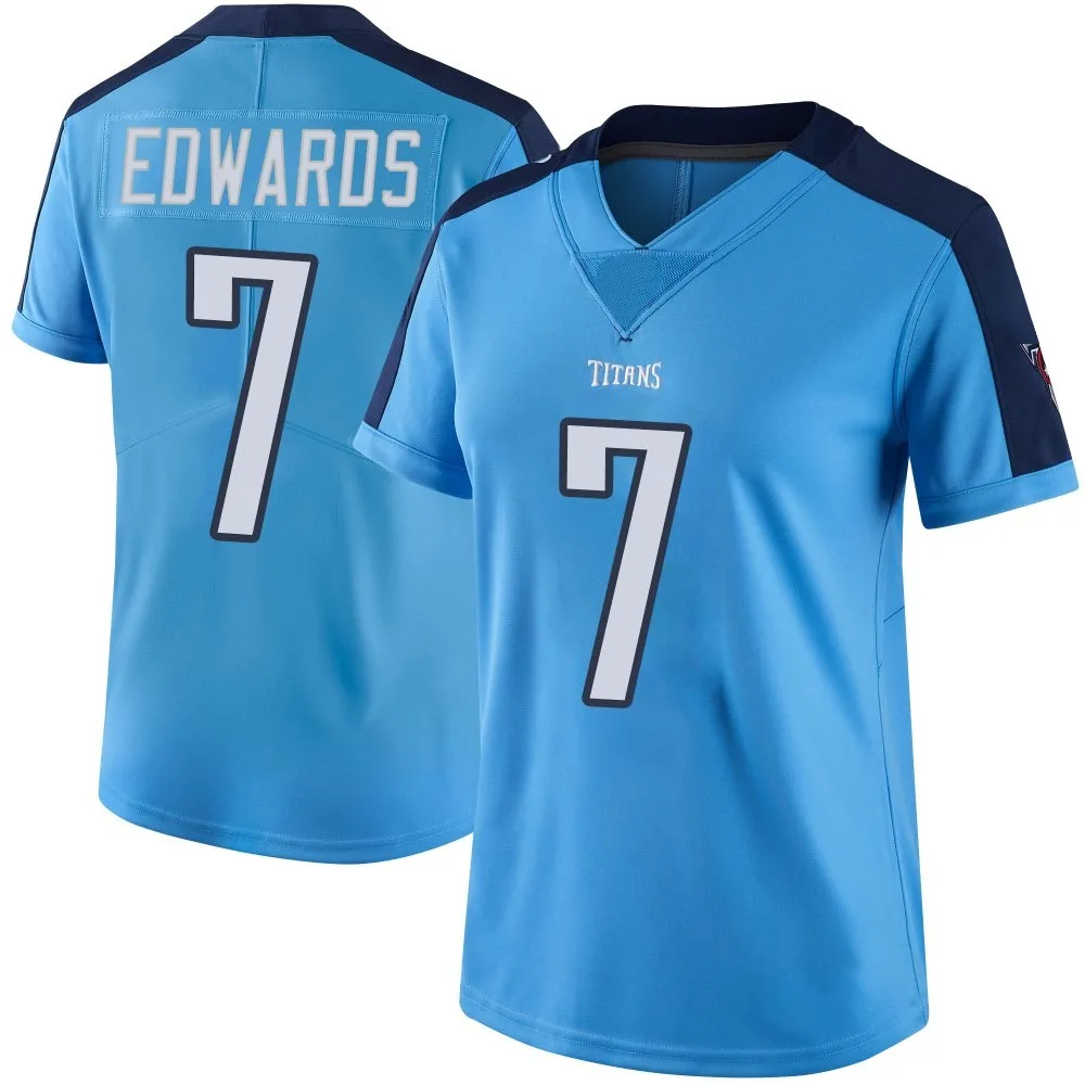 Women's Tennessee Titans Mike Edwards Nike Color Rush Limited Light Blue Jersey Women's Tennessee Titans Mike Edwards Nike Color Rush Limited Light Blue Jersey