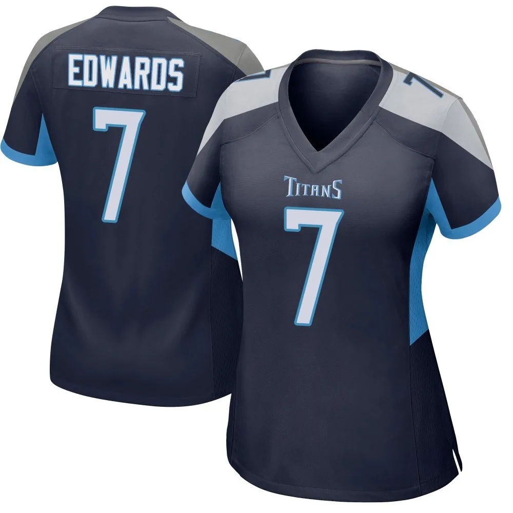 Women's Tennessee Titans Mike Edwards Nike Game Navy Jersey Women's Tennessee Titans Mike Edwards Nike Game Navy Jersey