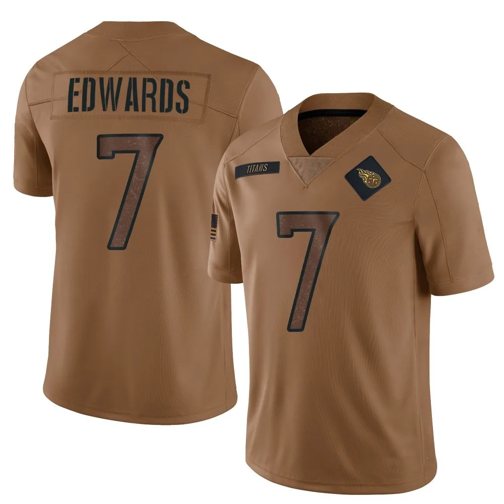 Youth Tennessee Titans Mike Edwards Nike 2023 Salute To Service Limited Brown Jersey Youth Tennessee Titans Mike Edwards Nike 2023 Salute To Service Limited Brown Jersey