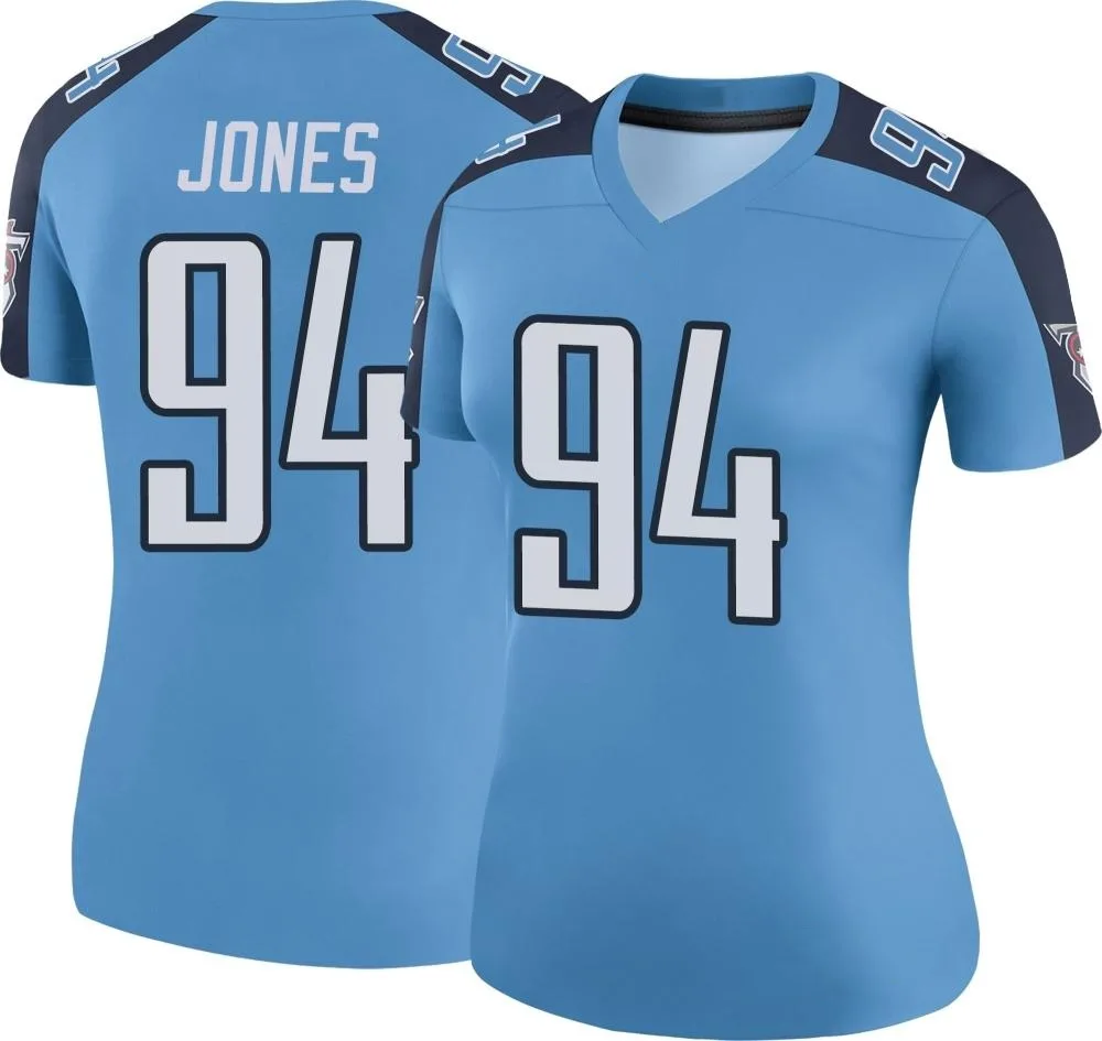 Women's Tennessee Titans Mikel Jones Nike Color Rush Legend Light Blue Jersey Women's Tennessee Titans Mikel Jones Nike Color Rush Legend Light Blue Jersey
