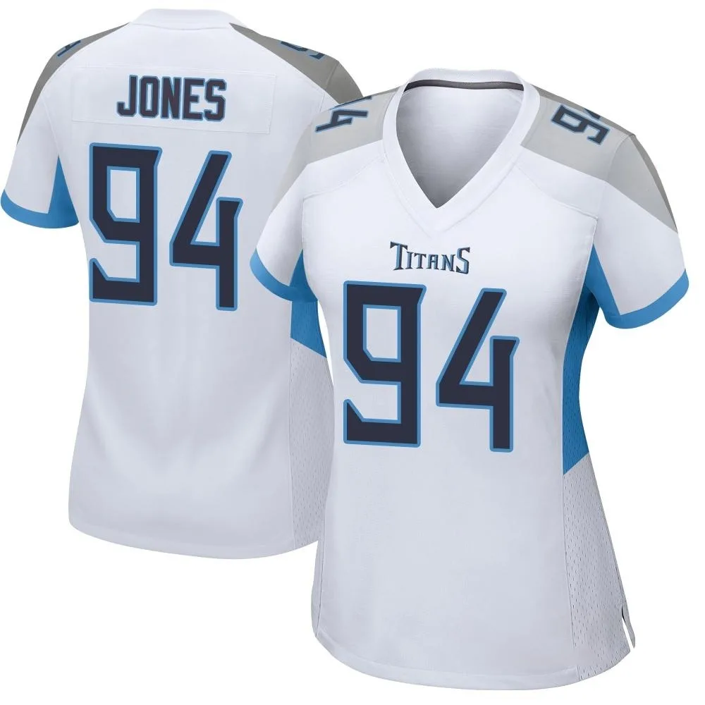 Women's Tennessee Titans Mikel Jones Nike Game White Jersey Women's Tennessee Titans Mikel Jones Nike Game White Jersey