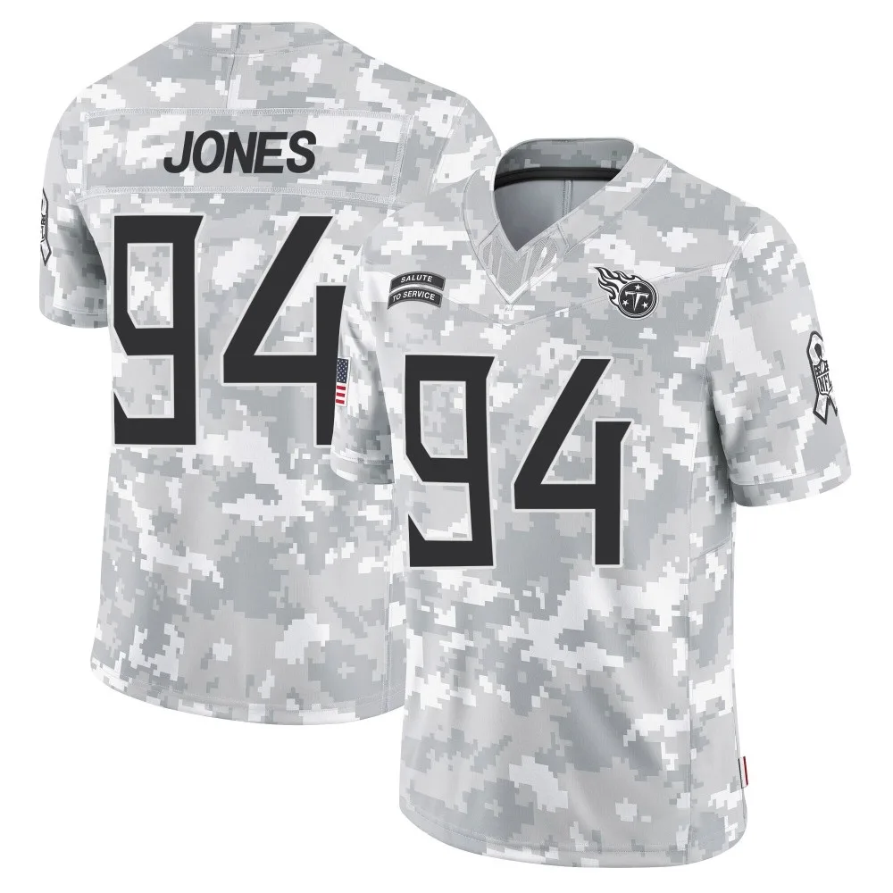 Youth Tennessee Titans Mikel Jones Nike 2024 Salute to Service Limited Arctic Camo Jersey Youth Tennessee Titans Mikel Jones Nike 2024 Salute to Service Limited Arctic Camo Jersey