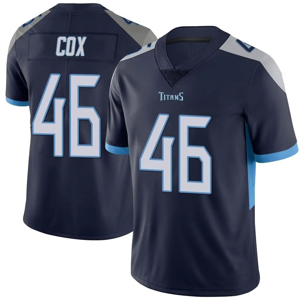 Men's Tennessee Titans Morgan Cox Nike Vapor Untouchable Limited Navy Jersey Men's Tennessee Titans Morgan Cox Nike Vapor Untouchable Limited Navy Jersey