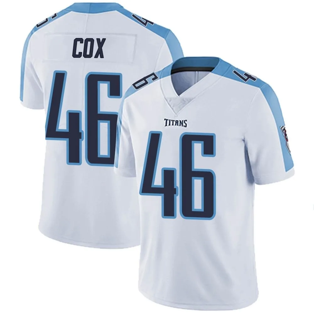 Men's Tennessee Titans Morgan Cox Nike Vapor Untouchable Limited White Jersey Men's Tennessee Titans Morgan Cox Nike Vapor Untouchable Limited White Jersey