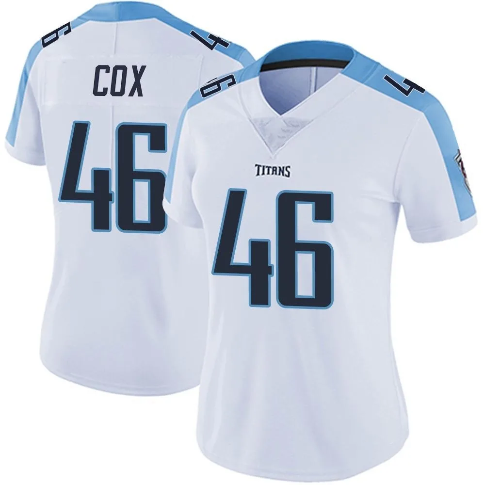 Women's Tennessee Titans Morgan Cox Nike Vapor Untouchable Limited White Jersey Women's Tennessee Titans Morgan Cox Nike Vapor Untouchable Limited White Jersey