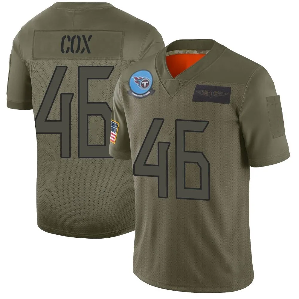 Youth Tennessee Titans Morgan Cox Nike 2019 Salute to Service Limited Camo Jersey Youth Tennessee Titans Morgan Cox Nike 2019 Salute to Service Limited Camo Jersey