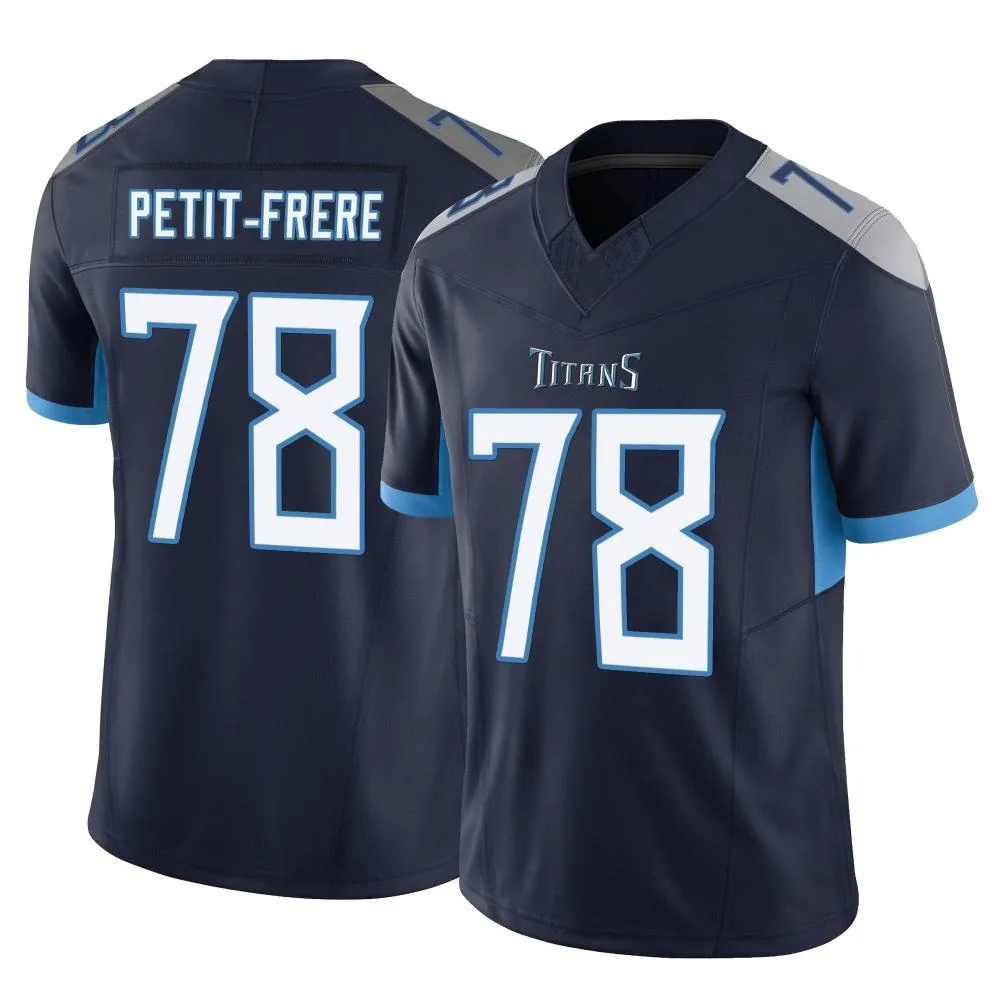 Men's Tennessee Titans Nicholas Petit-Frere Nike Vapor F.U.S.E. Limited Navy Jersey Men's Tennessee Titans Nicholas Petit-Frere Nike Vapor F.U.S.E. Limited Navy Jersey