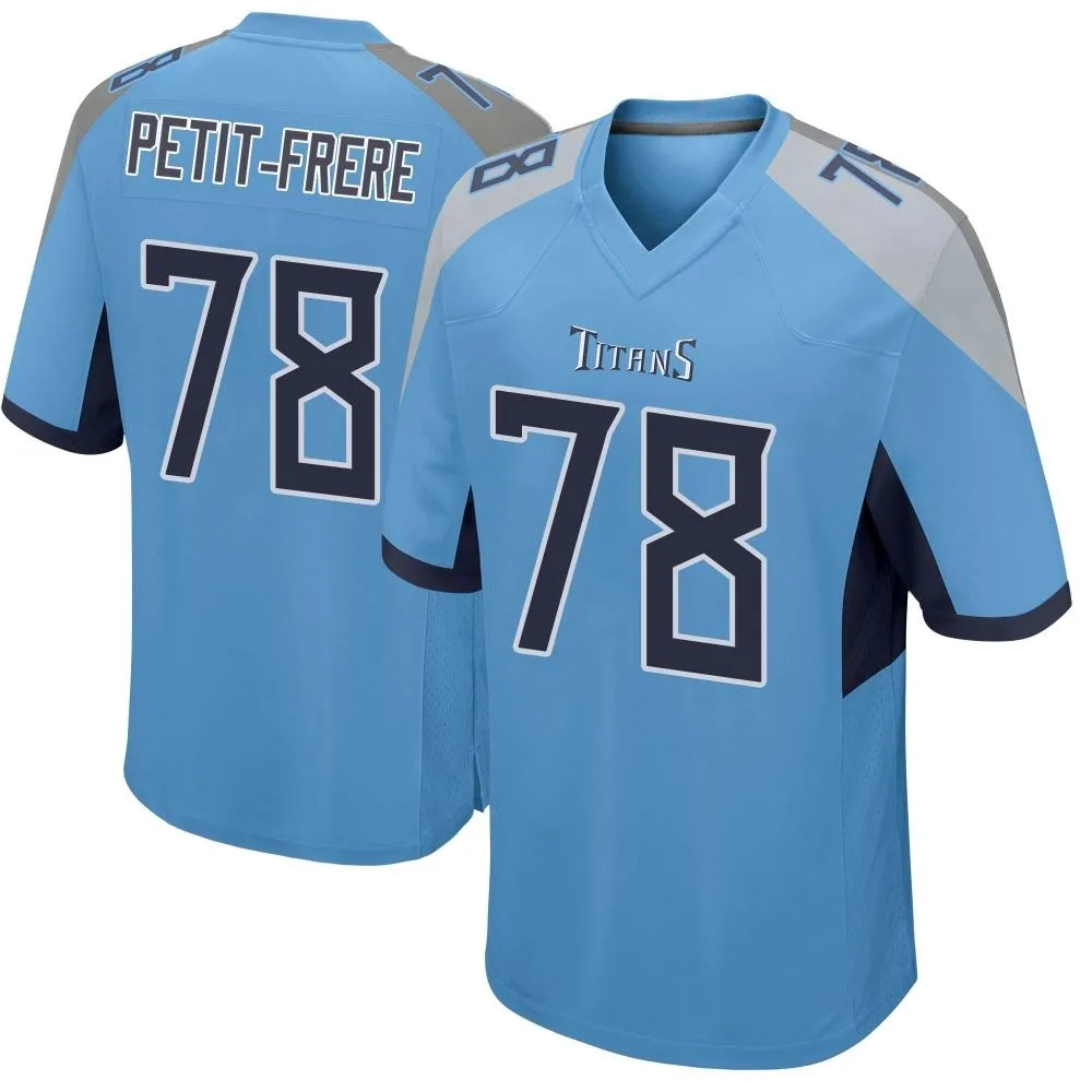 Youth Tennessee Titans Nicholas Petit-Frere Nike Game Light Blue Jersey Youth Tennessee Titans Nicholas Petit-Frere Nike Game Light Blue Jersey
