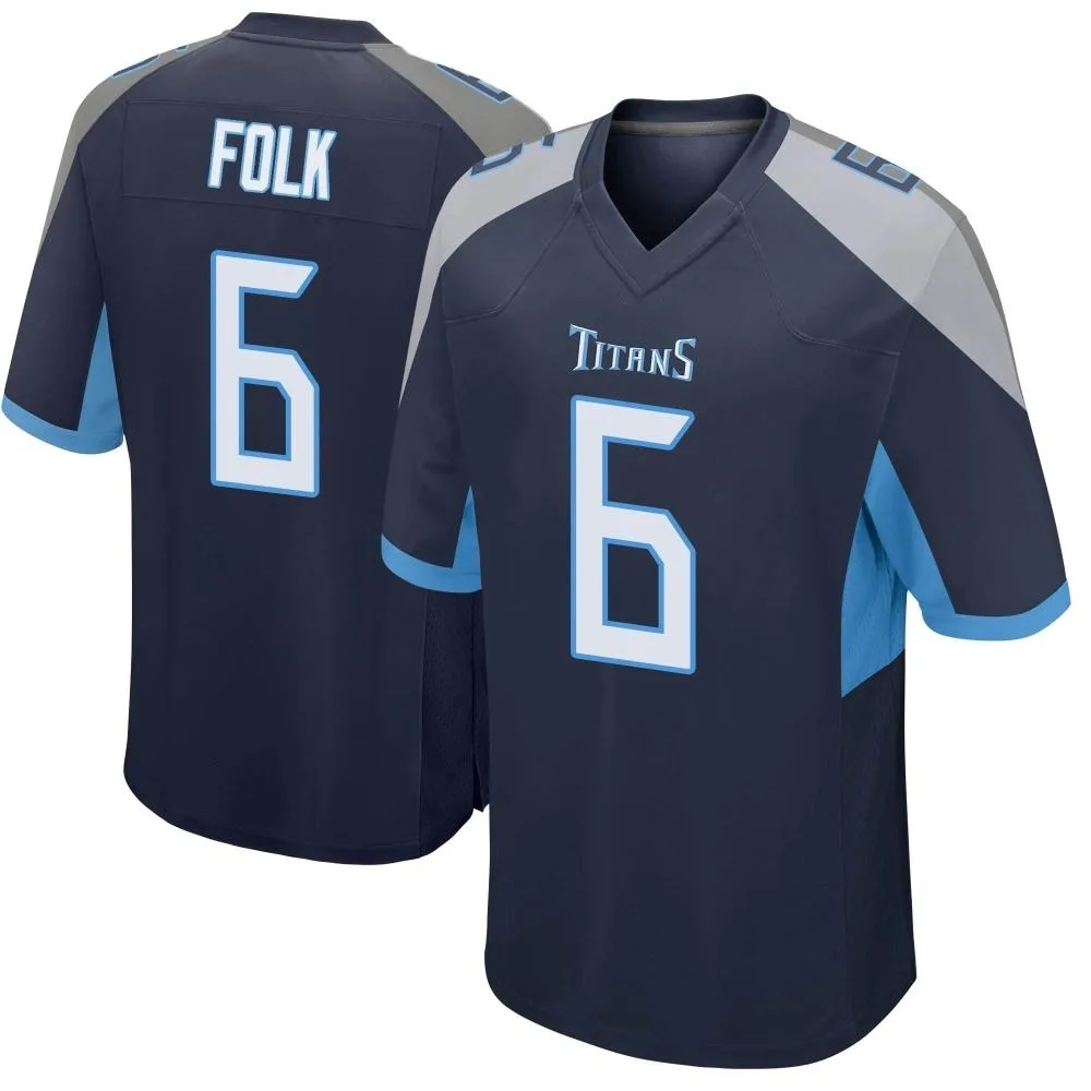 Men's Tennessee Titans Nick Folk Nike Game Navy Jersey Men's Tennessee Titans Nick Folk Nike Game Navy Jersey