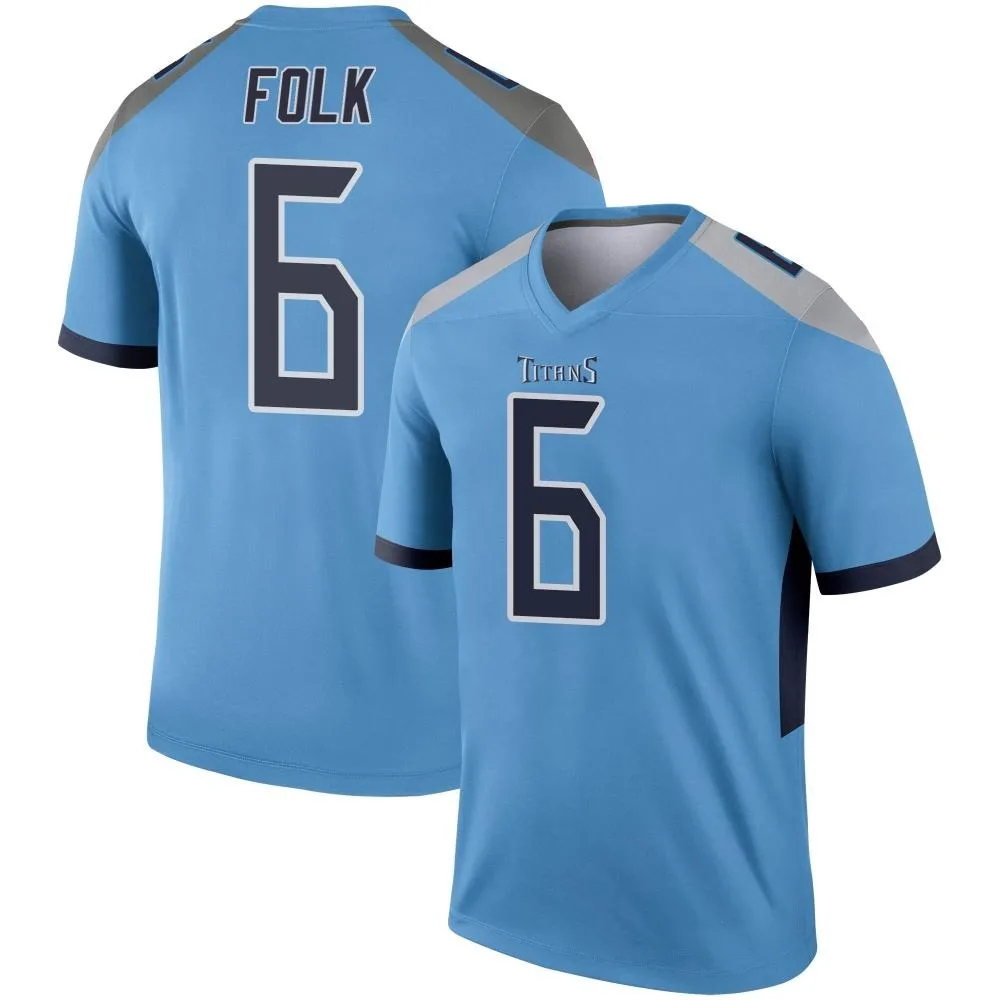 Men's Tennessee Titans Nick Folk Nike Legend Light Blue Jersey Men's Tennessee Titans Nick Folk Nike Legend Light Blue Jersey