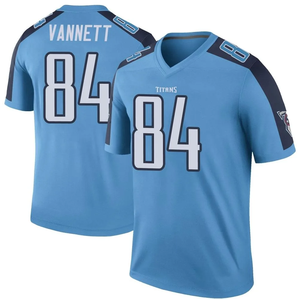 Men's Tennessee Titans Nick Vannett Nike Color Rush Legend Light Blue Jersey Men's Tennessee Titans Nick Vannett Nike Color Rush Legend Light Blue Jersey