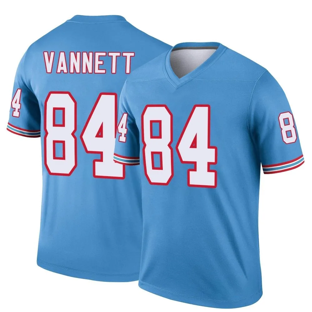 Men's Tennessee Titans Nick Vannett Nike Oilers Throwback Legend Light Blue Jersey Men's Tennessee Titans Nick Vannett Nike Oilers Throwback Legend Light Blue Jersey