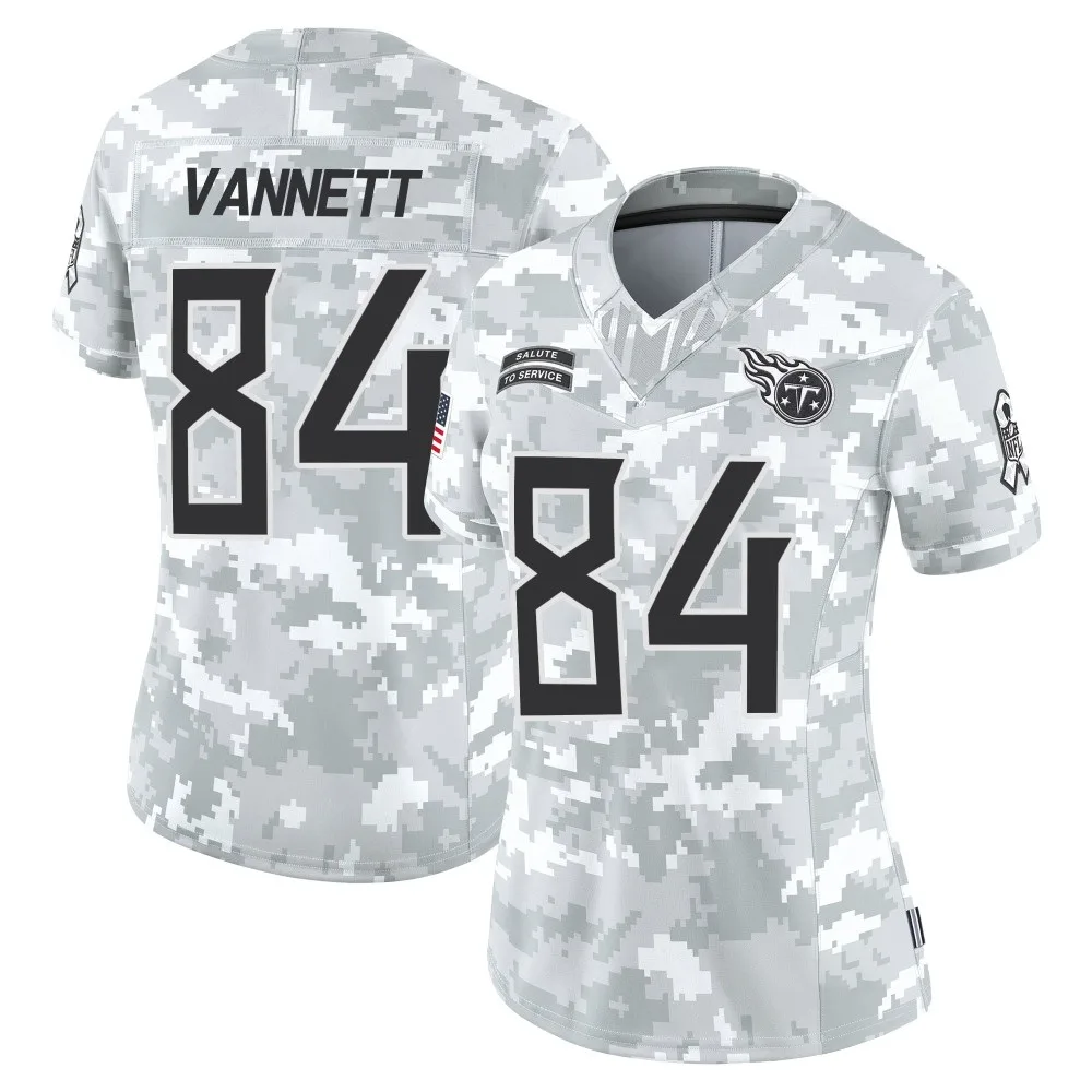 Women's Tennessee Titans Nick Vannett Nike 2024 Salute to Service Limited Arctic Camo Jersey Women's Tennessee Titans Nick Vannett Nike 2024 Salute to Service Limited Arctic Camo Jersey
