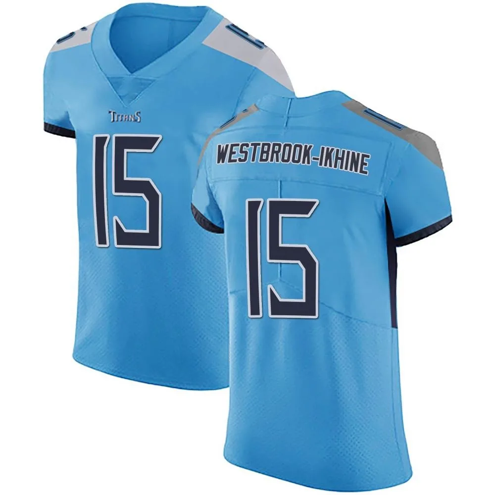 Men's Tennessee Titans Nick Westbrook-Ikhine Nike Team Color Vapor Untouchable Elite Light Blue Jersey Men's Tennessee Titans Nick Westbrook-Ikhine Nike Team Color Vapor Untouchable Elite Light Blue Jersey