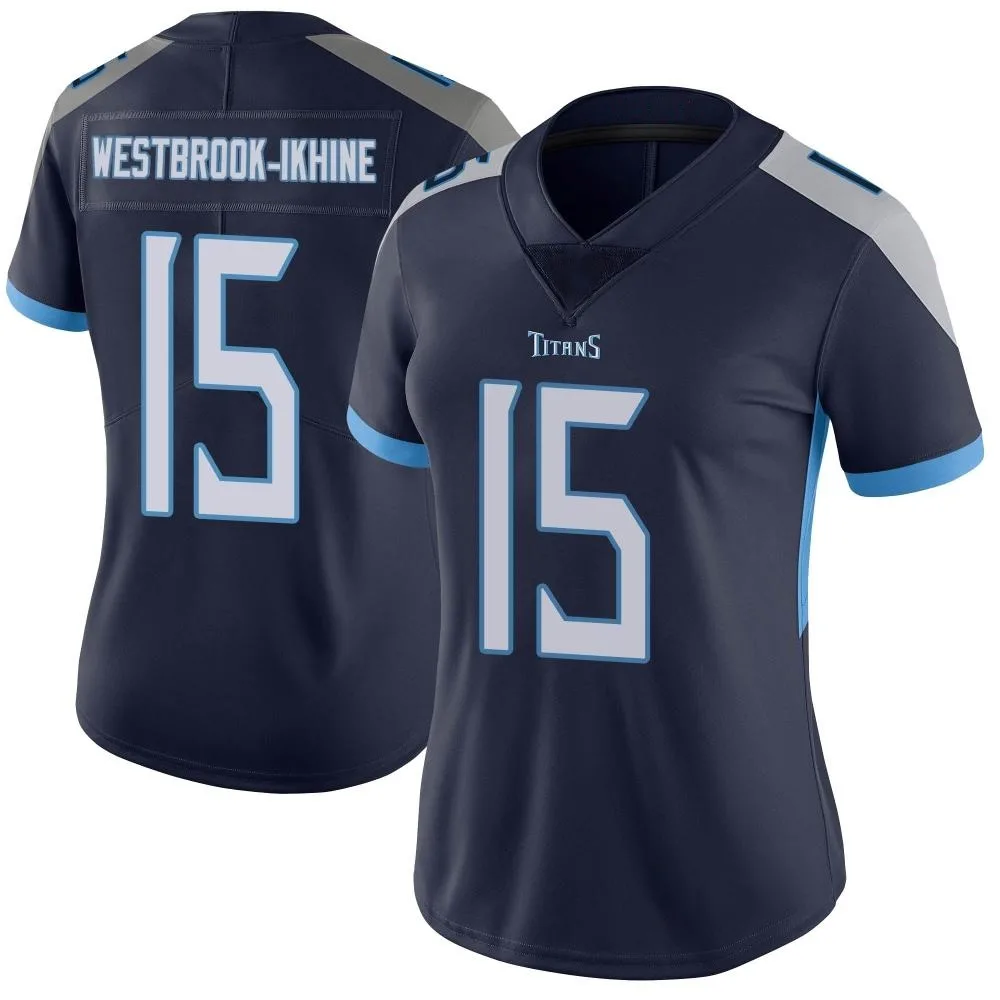 Women's Tennessee Titans Nick Westbrook-Ikhine Nike Vapor Untouchable Limited Navy Jersey Women's Tennessee Titans Nick Westbrook-Ikhine Nike Vapor Untouchable Limited Navy Jersey