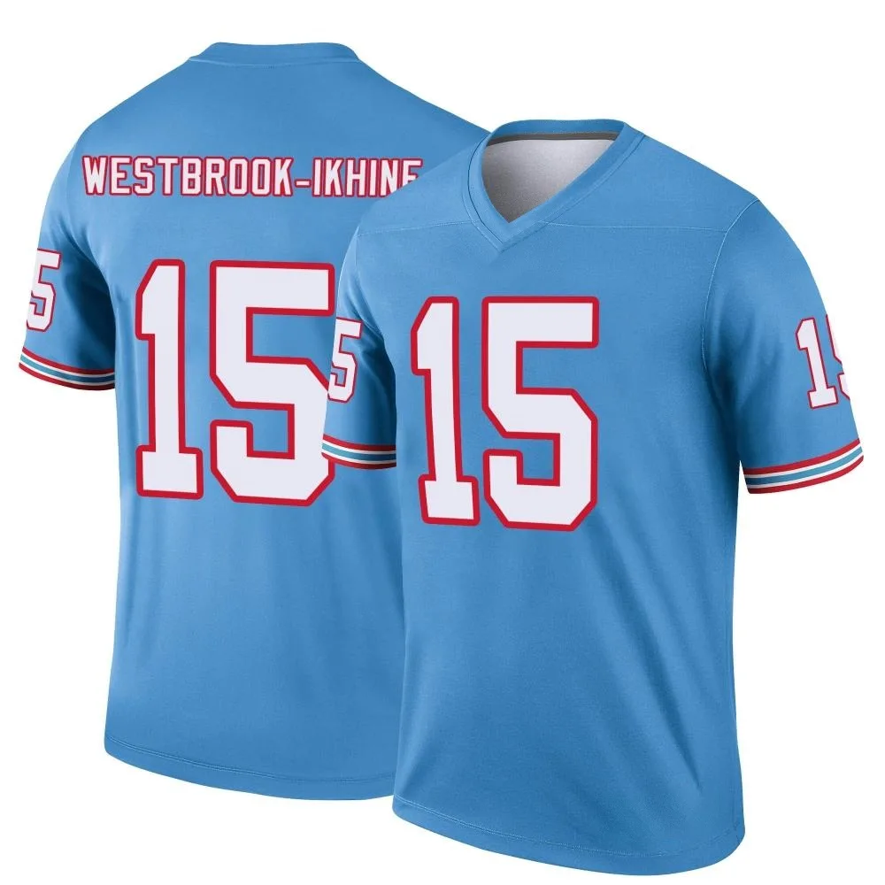 Youth Tennessee Titans Nick Westbrook-Ikhine Nike Oilers Throwback Legend Light Blue Jersey Youth Tennessee Titans Nick Westbrook-Ikhine Nike Oilers Throwback Legend Light Blue Jersey