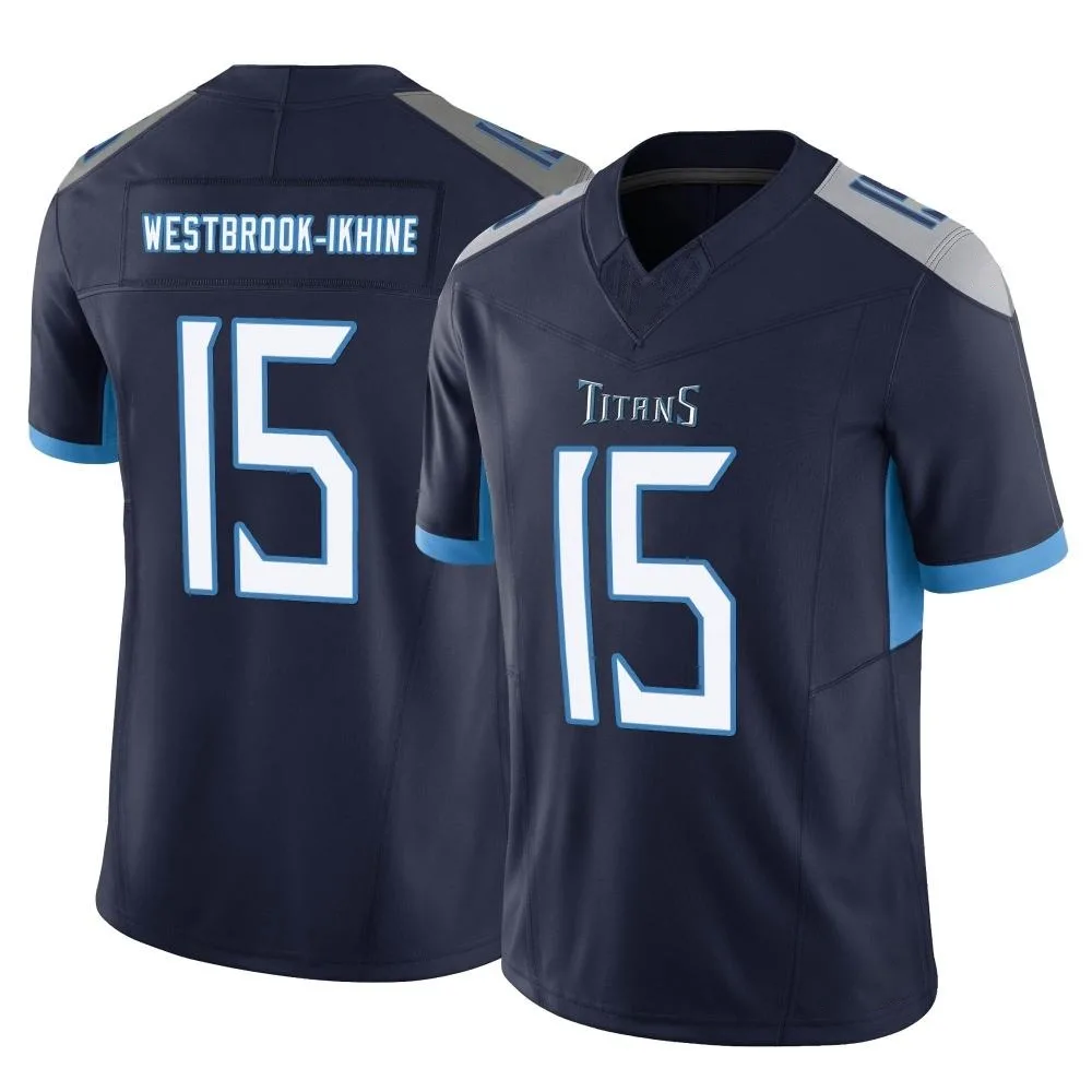 Youth Tennessee Titans Nick Westbrook-Ikhine Nike Vapor F.U.S.E. Limited Navy Jersey Youth Tennessee Titans Nick Westbrook-Ikhine Nike Vapor F.U.S.E. Limited Navy Jersey