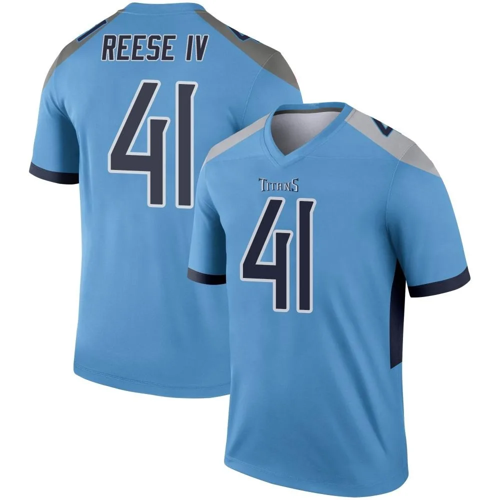 Men's Tennessee Titans Otis Reese Iv Nike Legend Light Blue Jersey Men's Tennessee Titans Otis Reese Iv Nike Legend Light Blue Jersey