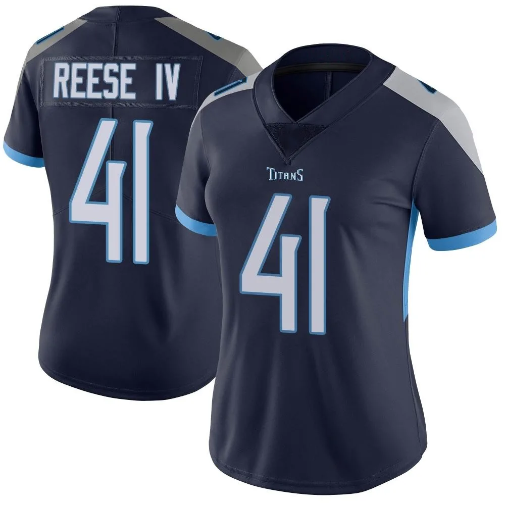 Women's Tennessee Titans Otis Reese Iv Nike Vapor Untouchable Limited Navy Jersey Women's Tennessee Titans Otis Reese Iv Nike Vapor Untouchable Limited Navy Jersey