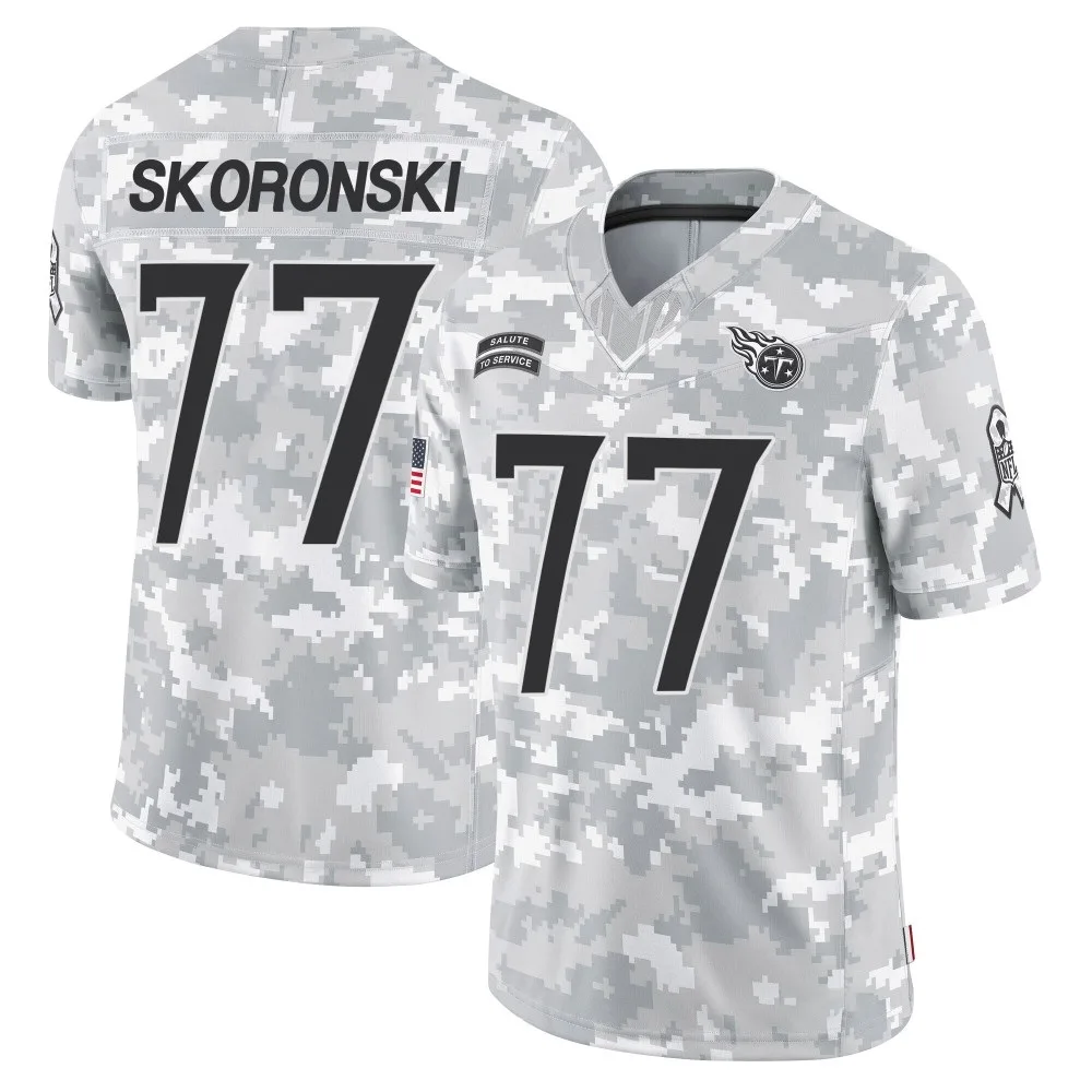 Youth Tennessee Titans Peter Skoronski Nike 2024 Salute to Service Limited Arctic Camo Jersey Youth Tennessee Titans Peter Skoronski Nike 2024 Salute to Service Limited Arctic Camo Jersey