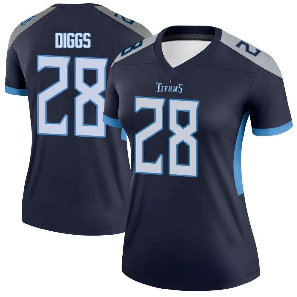 Women's Tennessee Titans Quandre Diggs Nike Legend Navy Jersey Women's Tennessee Titans Quandre Diggs Nike Legend Navy Jersey