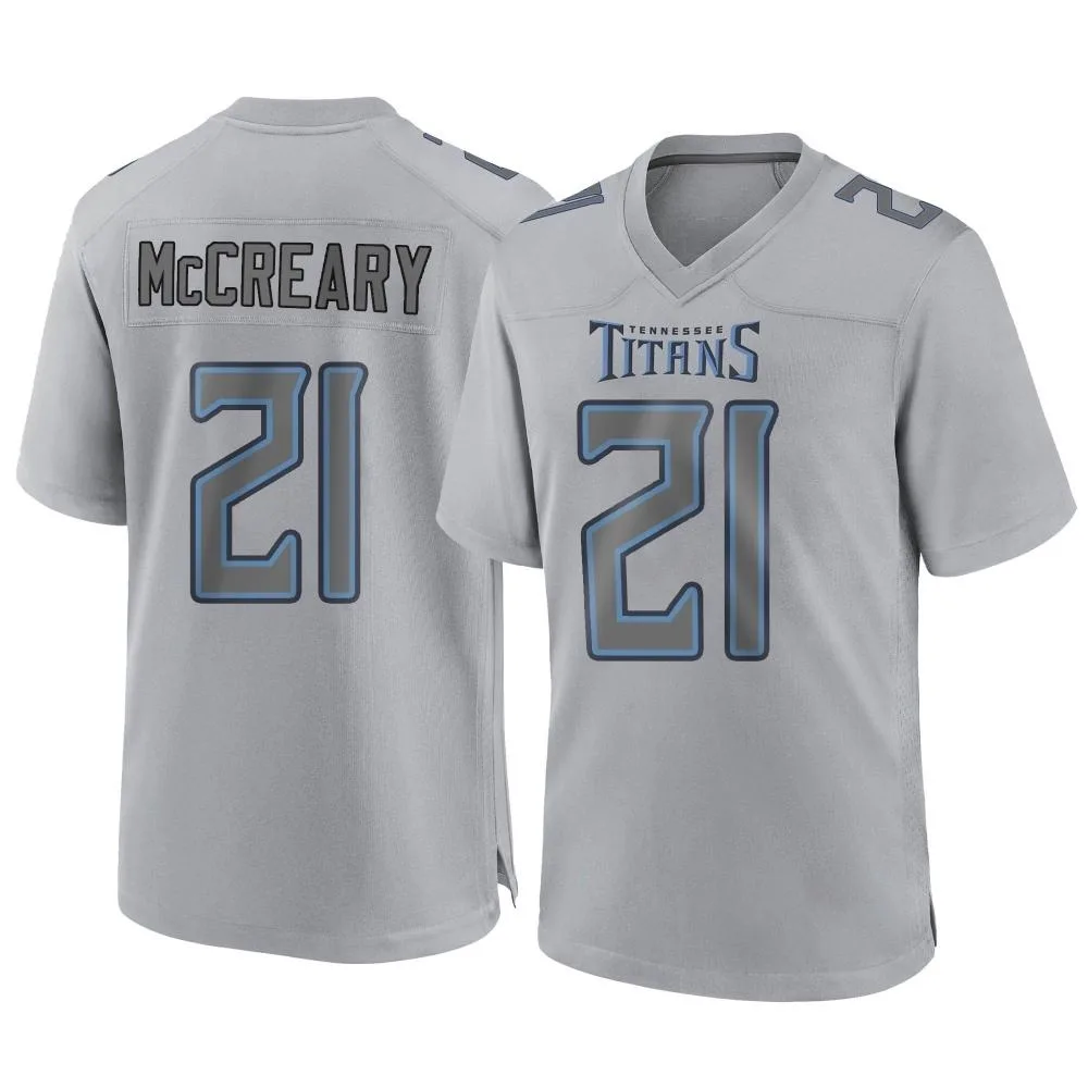 Men's Tennessee Titans Roger Mccreary Nike Atmosphere Fashion Game Gray Jersey Men's Tennessee Titans Roger Mccreary Nike Atmosphere Fashion Game Gray Jersey