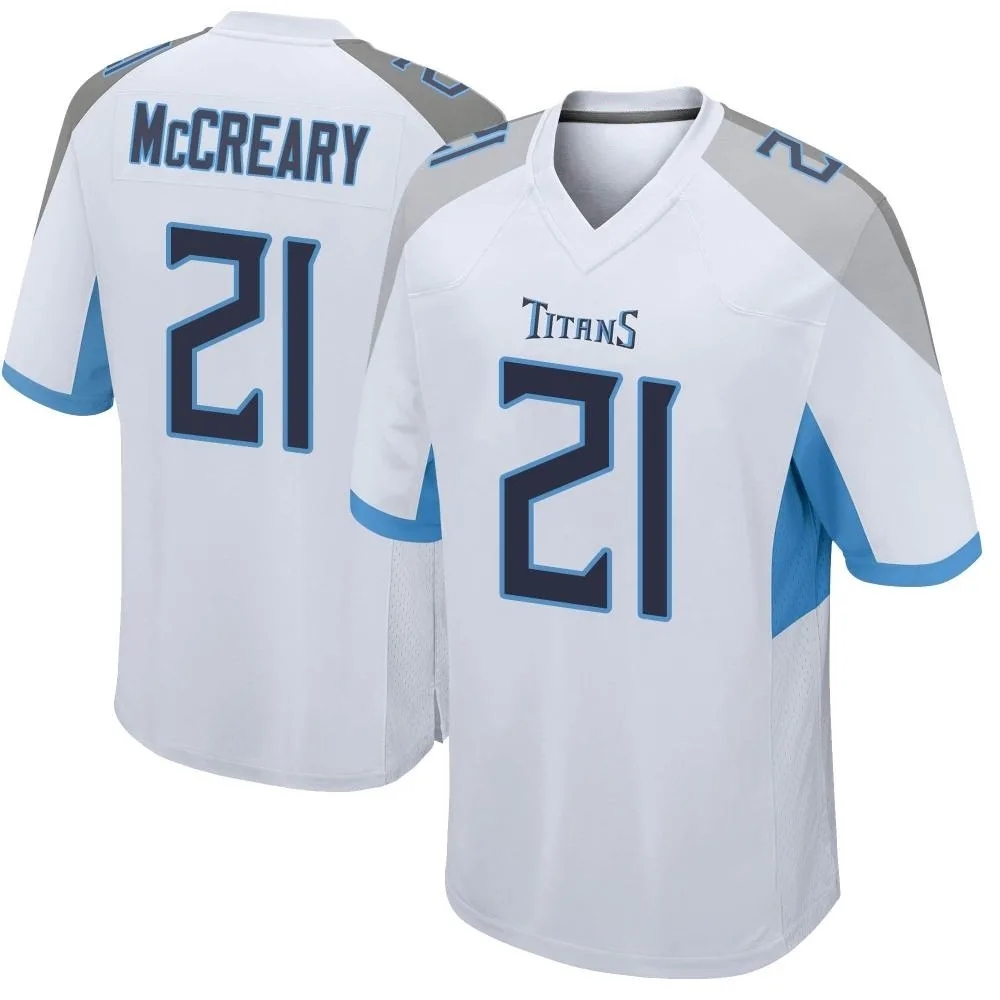 Men's Tennessee Titans Roger Mccreary Nike Game White Jersey Men's Tennessee Titans Roger Mccreary Nike Game White Jersey