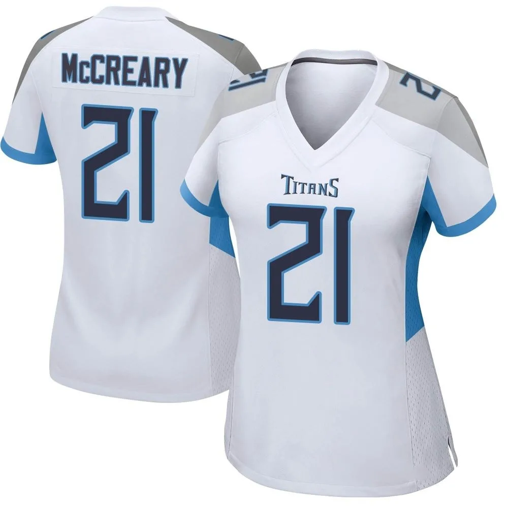 Women's Tennessee Titans Roger Mccreary Nike Game White Jersey Women's Tennessee Titans Roger Mccreary Nike Game White Jersey
