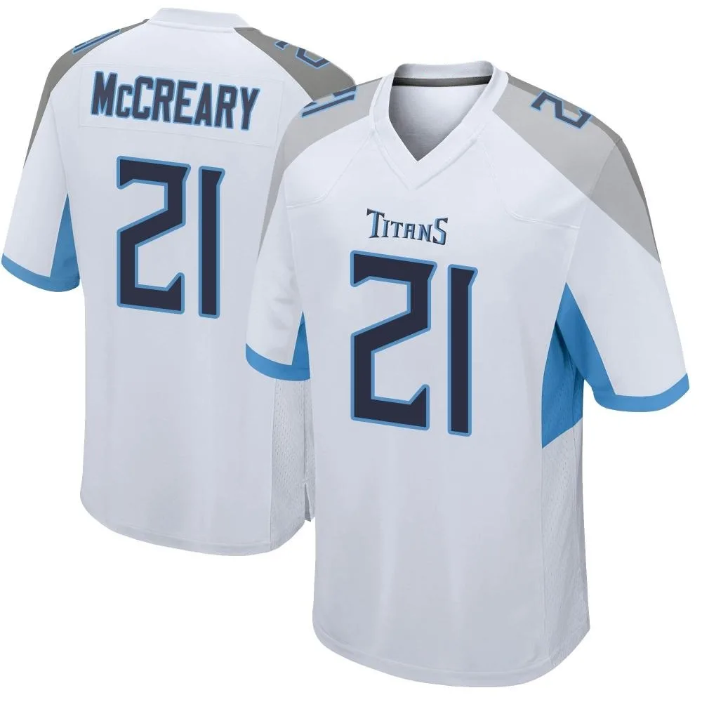 Youth Tennessee Titans Roger Mccreary Nike Game White Jersey Youth Tennessee Titans Roger Mccreary Nike Game White Jersey