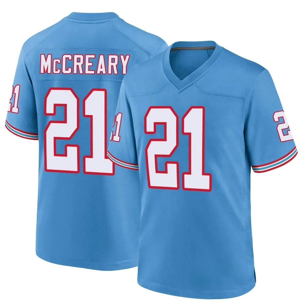 Youth Tennessee Titans Roger Mccreary Nike Oilers Throwback Alternate Game Light Blue Jersey Youth Tennessee Titans Roger Mccreary Nike Oilers Throwback Alternate Game Light Blue Jersey
