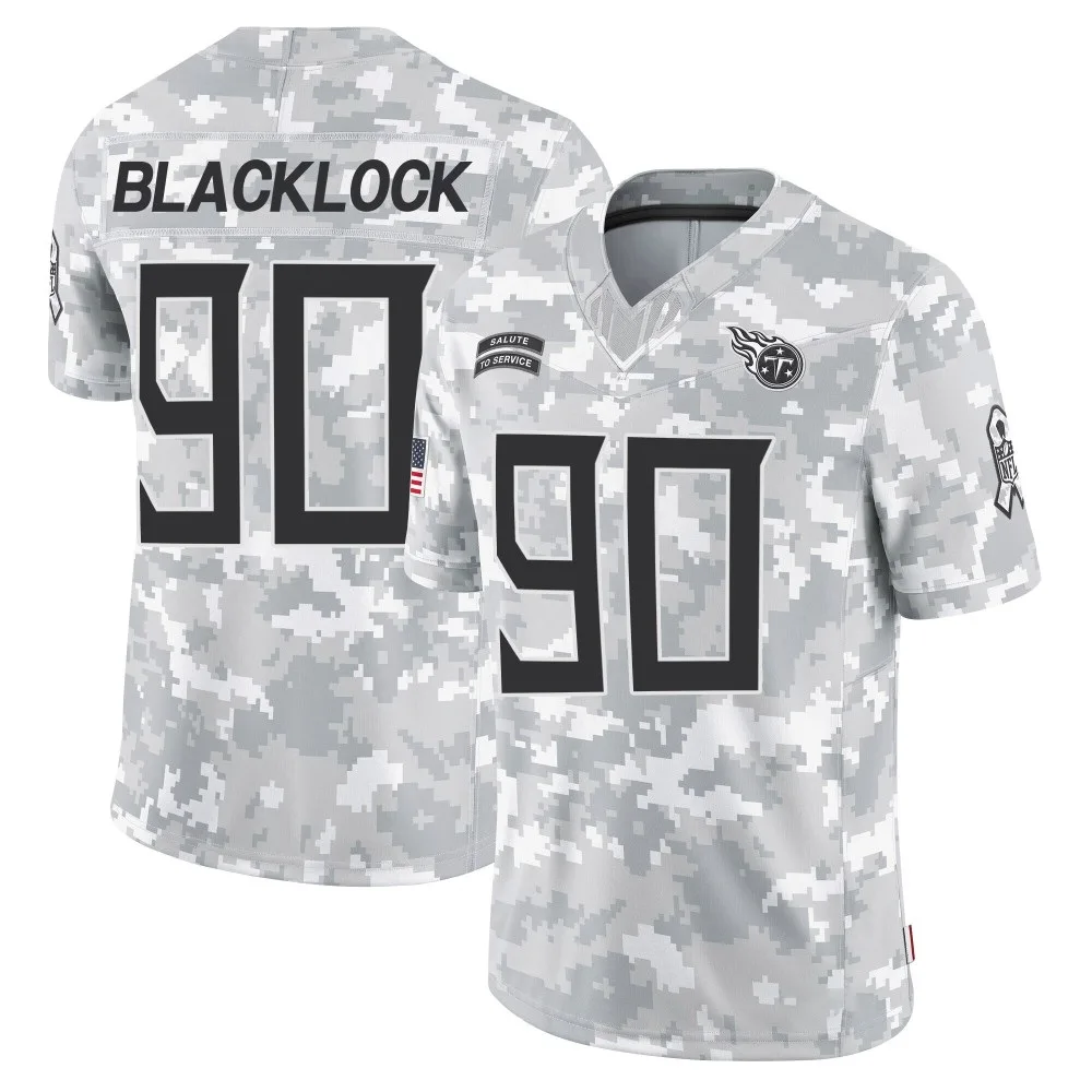 Youth Tennessee Titans Ross Blacklock Nike 2024 Salute to Service Limited Arctic Camo Jersey Youth Tennessee Titans Ross Blacklock Nike 2024 Salute to Service Limited Arctic Camo Jersey
