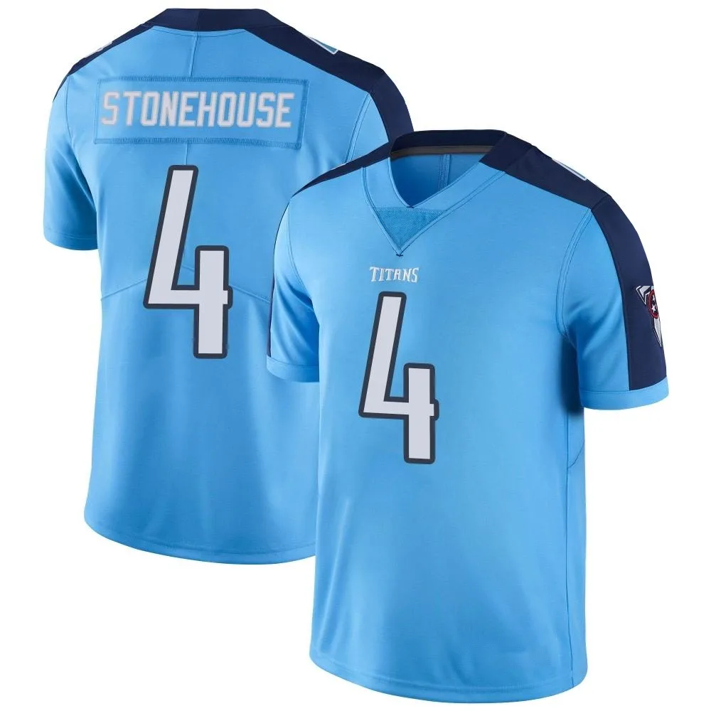 Men's Tennessee Titans Ryan Stonehouse Nike Color Rush Limited Light Blue Jersey Men's Tennessee Titans Ryan Stonehouse Nike Color Rush Limited Light Blue Jersey
