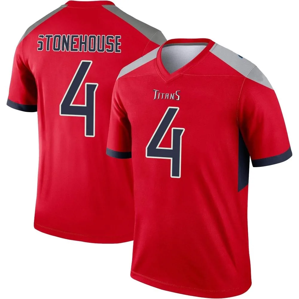Men's Tennessee Titans Ryan Stonehouse Nike Inverted Legend Red Jersey Men's Tennessee Titans Ryan Stonehouse Nike Inverted Legend Red Jersey