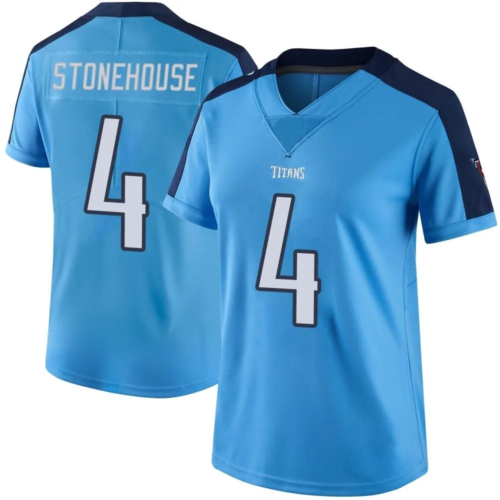 Women's Tennessee Titans Ryan Stonehouse Nike Color Rush Limited Light Blue Jersey Women's Tennessee Titans Ryan Stonehouse Nike Color Rush Limited Light Blue Jersey