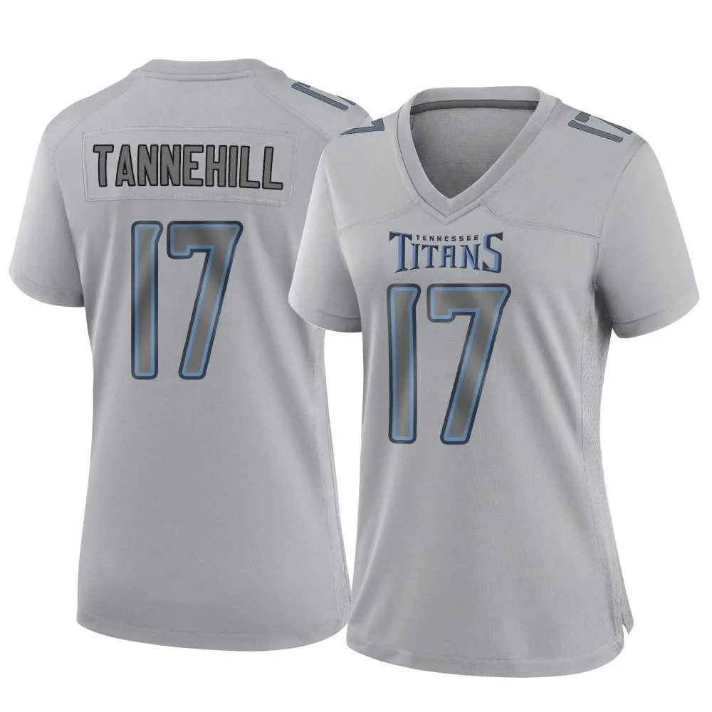 Women's Tennessee Titans Ryan Tannehill Nike Atmosphere Fashion Game Gray Jersey Women's Tennessee Titans Ryan Tannehill Nike Atmosphere Fashion Game Gray Jersey