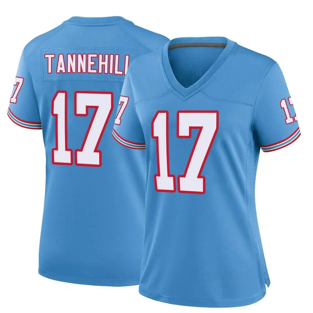 Women's Tennessee Titans Ryan Tannehill Nike Oilers Throwback Alternate Game Light Blue Jersey Women's Tennessee Titans Ryan Tannehill Nike Oilers Throwback Alternate Game Light Blue Jersey