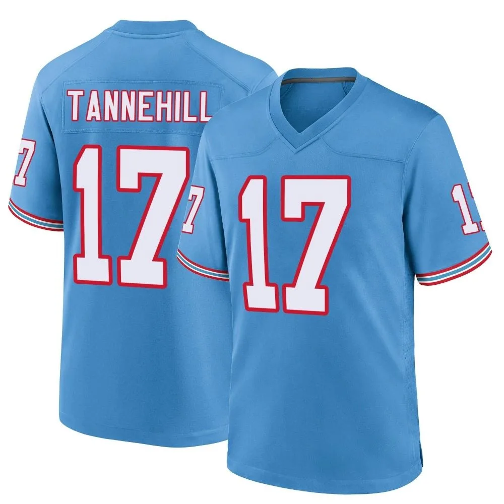 Youth Tennessee Titans Ryan Tannehill Nike Oilers Throwback Alternate Game Light Blue Jersey Youth Tennessee Titans Ryan Tannehill Nike Oilers Throwback Alternate Game Light Blue Jersey