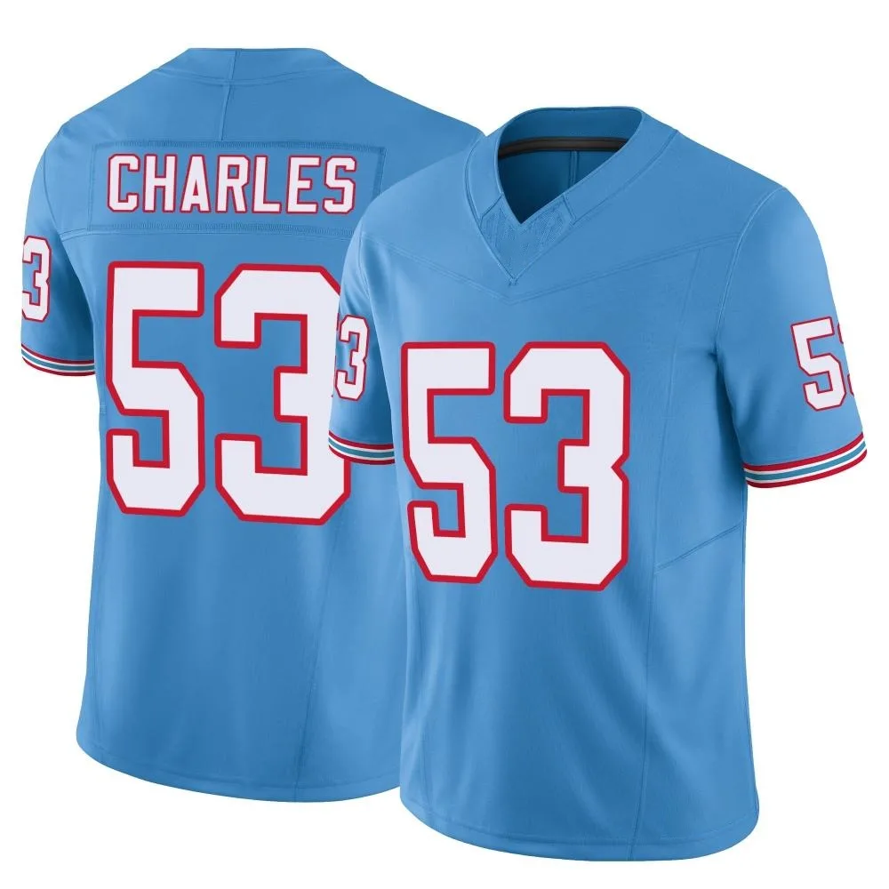 Men's Tennessee Titans Saahdiq Charles Nike Vapor F.U.S.E. Limited Light Blue Jersey Men's Tennessee Titans Saahdiq Charles Nike Vapor F.U.S.E. Limited Light Blue Jersey