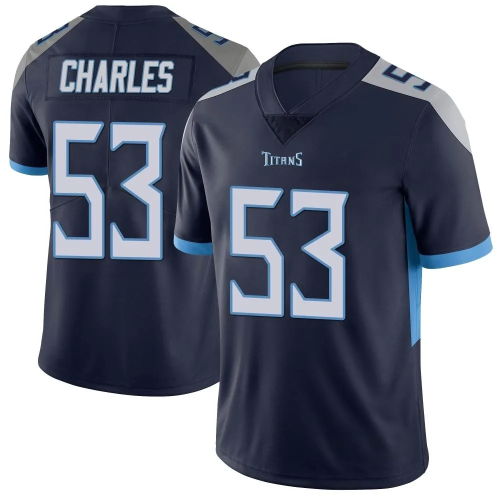Men's Tennessee Titans Saahdiq Charles Nike Vapor Untouchable Limited Navy Jersey Men's Tennessee Titans Saahdiq Charles Nike Vapor Untouchable Limited Navy Jersey