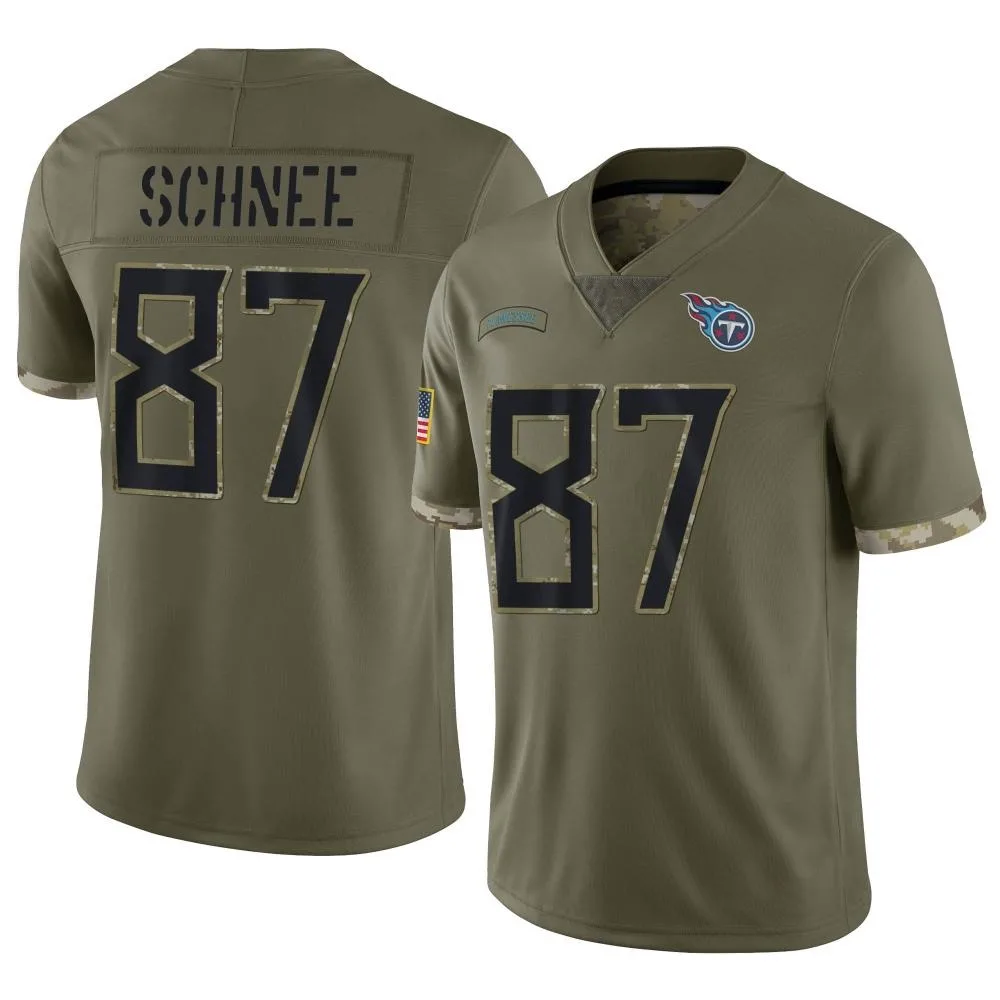 Men's Tennessee Titans Sam Schnee Nike 2022 Salute To Service Limited Olive Jersey Men's Tennessee Titans Sam Schnee Nike 2022 Salute To Service Limited Olive Jersey