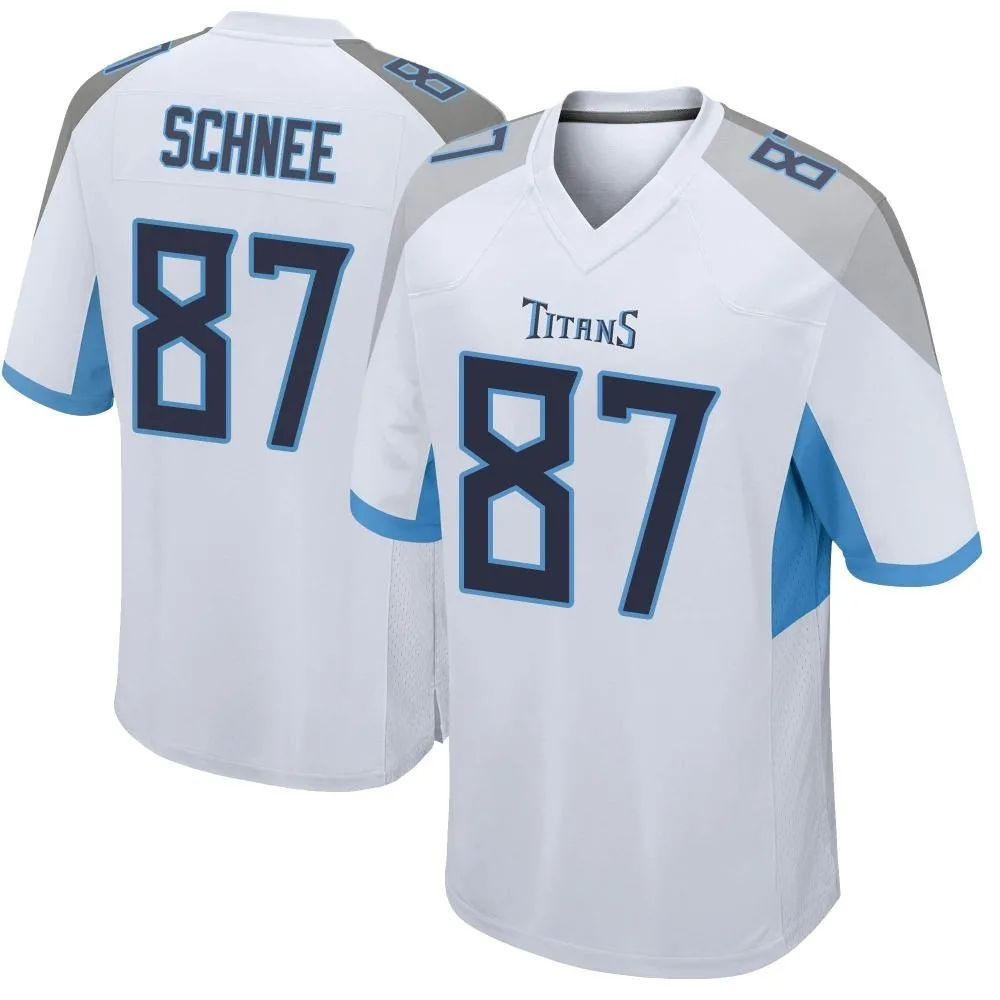 Men's Tennessee Titans Sam Schnee Nike Game White Jersey Men's Tennessee Titans Sam Schnee Nike Game White Jersey