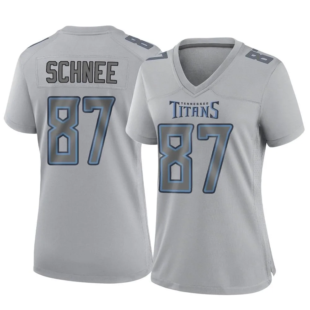 Women's Tennessee Titans Sam Schnee Nike Atmosphere Fashion Game Gray Jersey Women's Tennessee Titans Sam Schnee Nike Atmosphere Fashion Game Gray Jersey