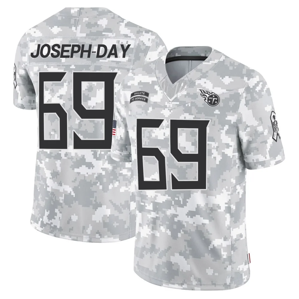 Men's Tennessee Titans Sebastian Joseph-Day Nike 2024 Salute to Service Limited Arctic Camo Jersey Men's Tennessee Titans Sebastian Joseph-Day Nike 2024 Salute to Service Limited Arctic Camo Jersey