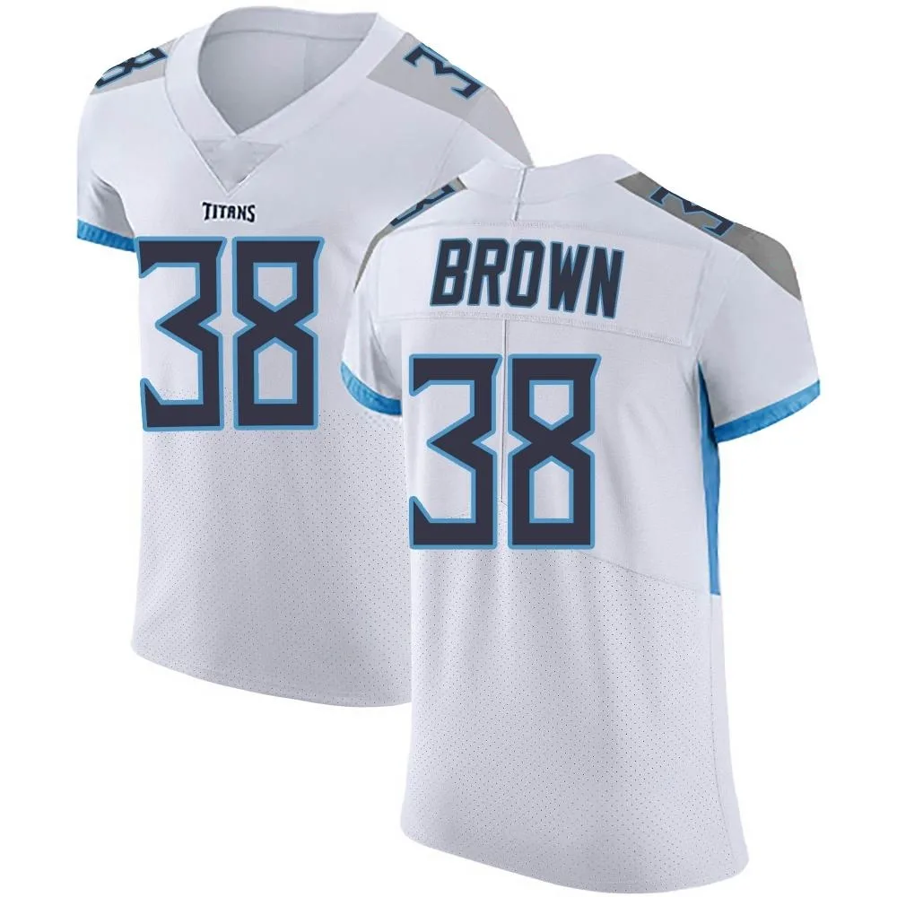 Men's Tennessee Titans Shakur Brown Nike Vapor Untouchable Elite White Jersey Men's Tennessee Titans Shakur Brown Nike Vapor Untouchable Elite White Jersey