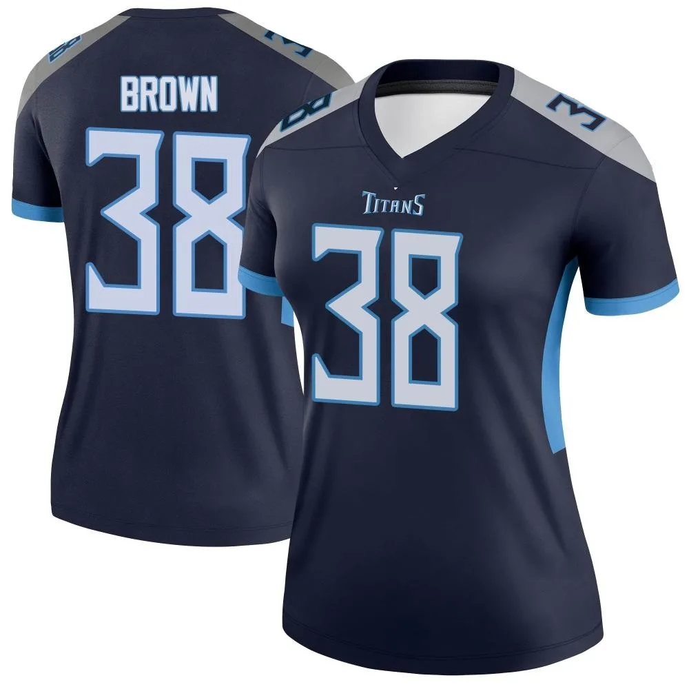 Women's Tennessee Titans Shakur Brown Nike Legend Navy Jersey Women's Tennessee Titans Shakur Brown Nike Legend Navy Jersey