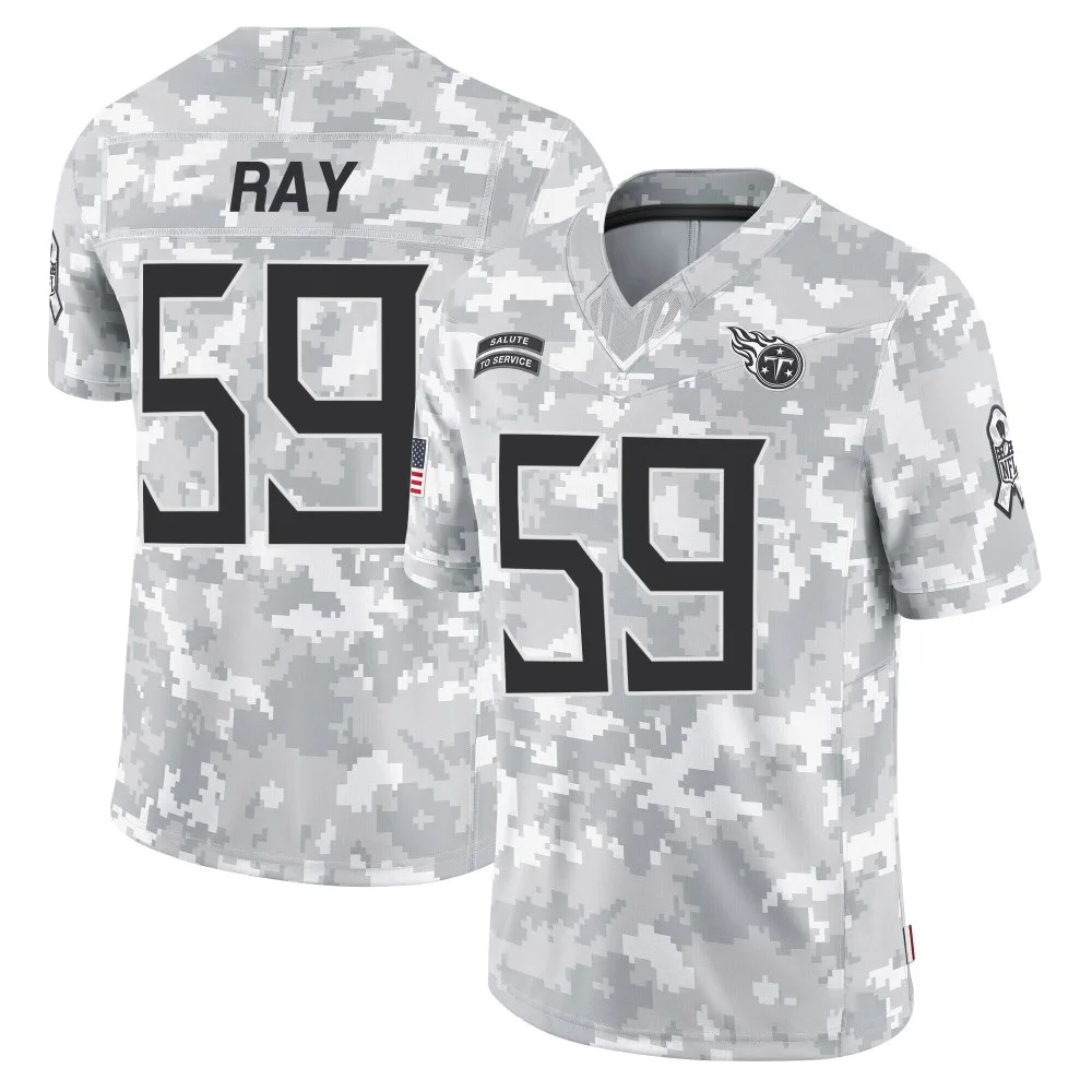 Youth Tennessee Titans Shane Ray Nike 2024 Salute to Service Limited Arctic Camo Jersey Youth Tennessee Titans Shane Ray Nike 2024 Salute to Service Limited Arctic Camo Jersey