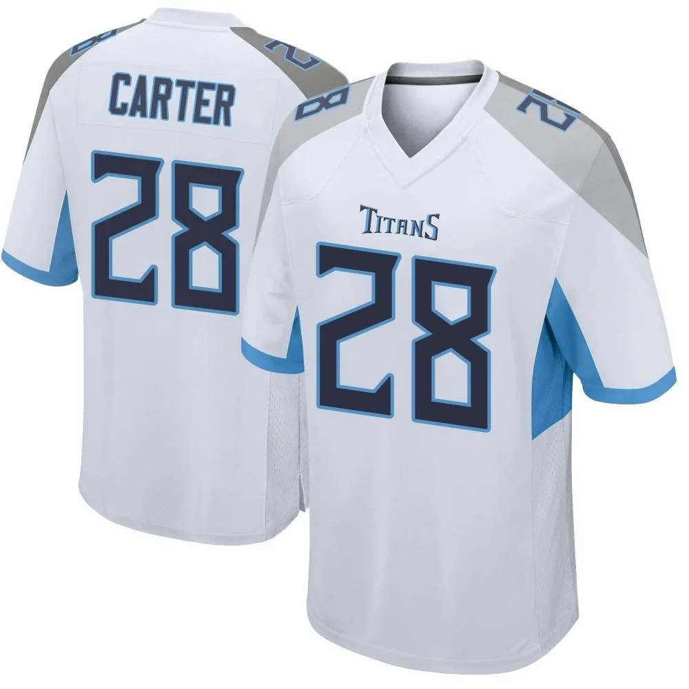 Men's Tennessee Titans Shyheim Carter Nike Game White Jersey Men's Tennessee Titans Shyheim Carter Nike Game White Jersey