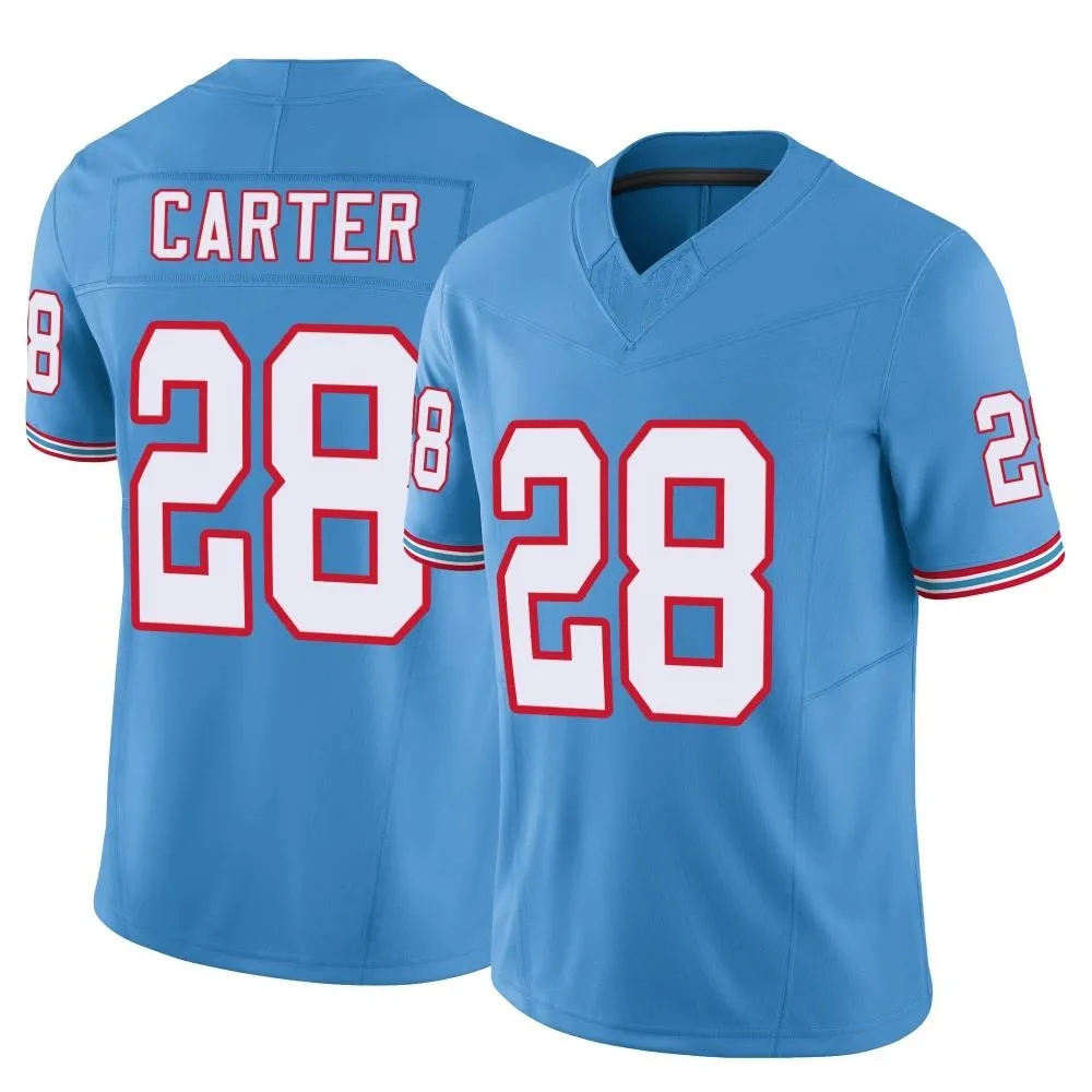 Men's Tennessee Titans Shyheim Carter Nike Vapor F.U.S.E. Limited Light Blue Jersey Men's Tennessee Titans Shyheim Carter Nike Vapor F.U.S.E. Limited Light Blue Jersey