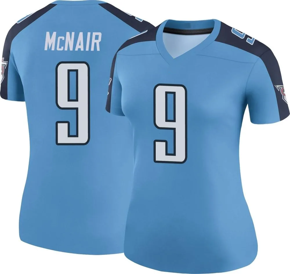 Women's Tennessee Titans Steve Mcnair Nike Color Rush Legend Light Blue Jersey Women's Tennessee Titans Steve Mcnair Nike Color Rush Legend Light Blue Jersey